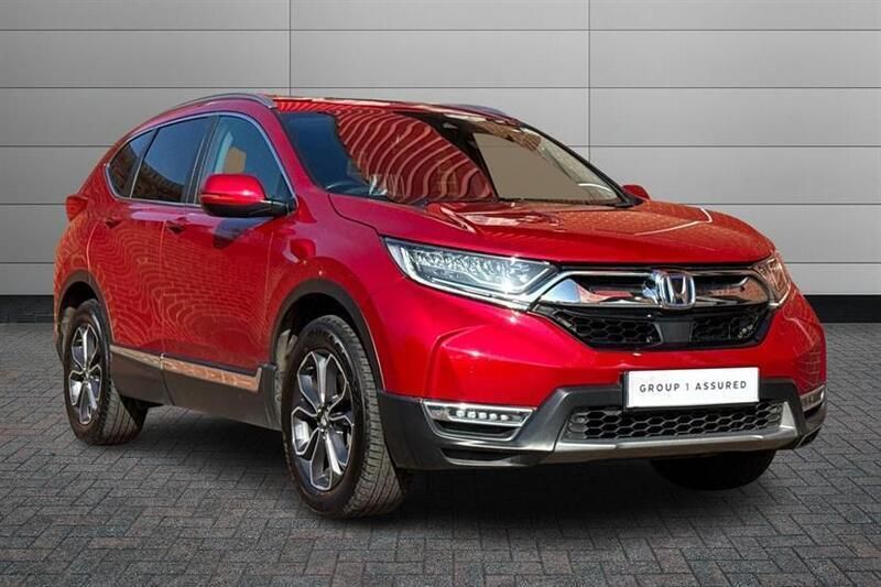 Crystal red Used 2021 Honda CR-V Hybrid SUV | £23,995 (Fair price) - Image 1/4