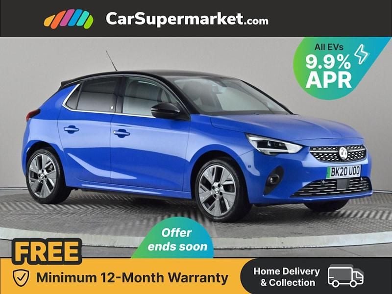 Blue Used 2020 Vauxhall Corsa-e Elite Hatchback | £10,397 (Fair price) - Image 1/4
