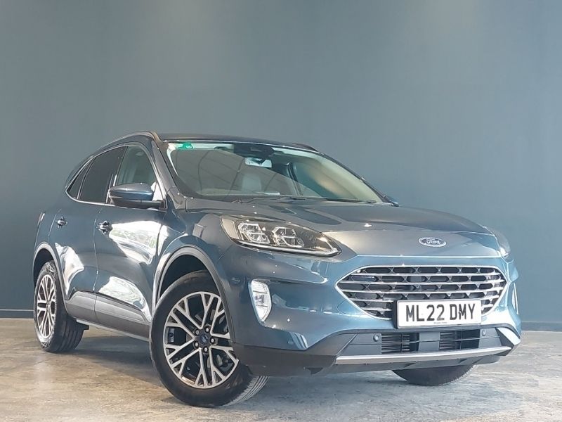 Blue Used 2022 Ford Kuga Titanium SUV | £20,498 (Fair price) - Image 1/4