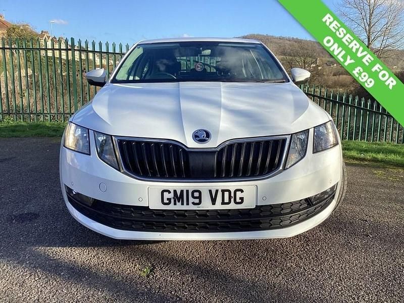 Used Skoda Octavia SE Technology 115 HP (84 kW) 2019 White Hatchback