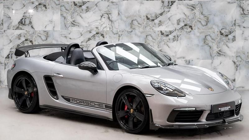 Silver Used 2023 Porsche 718 Boxster Cabriolet | £58,989 - Image 1/4