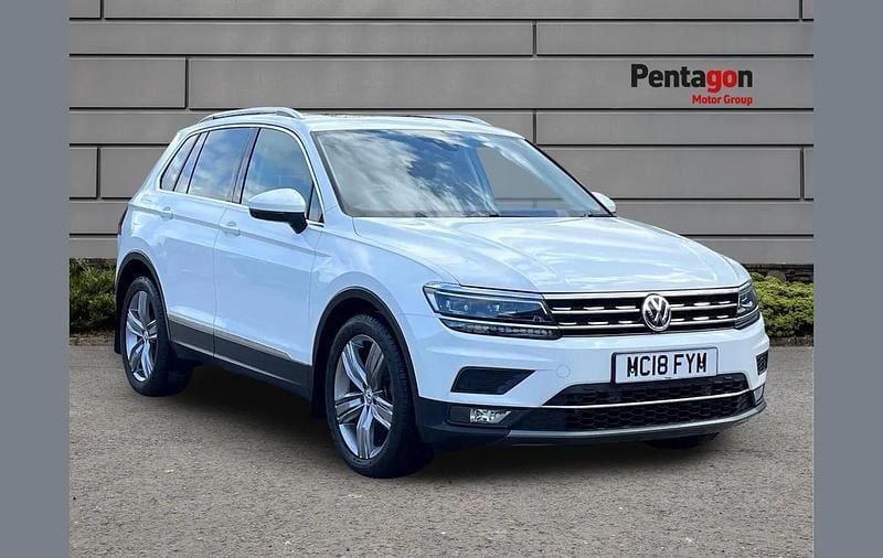 Used VW Tiguan SEL 150 HP (110 kW) 2018 White SUV