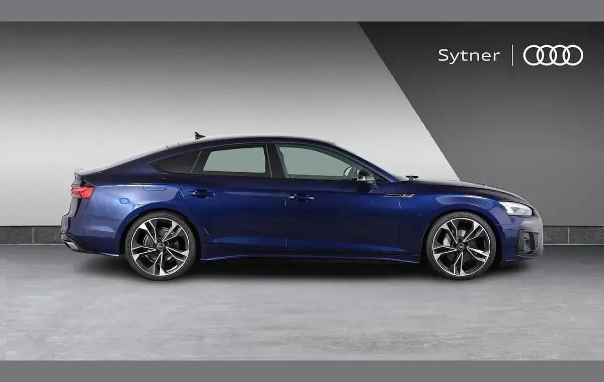 Used Audi A5 Sportback Black Edition 200 HP (147 kW) 2022 Blue Hatchback