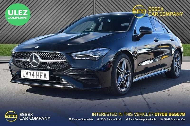Black Used 2024 Mercedes CLA200 Executive Coupe | £27,979 (Fair price) - Image 1/4