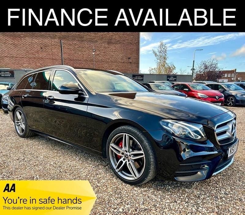 Black Used 2017 Mercedes E220 AMG Line Premium Estate | £13,495 (Fair price) - Image 1/2