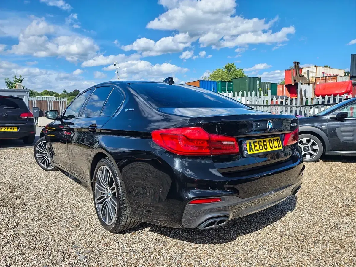 Used BMW 530e M Sport 2018 Black Sedan