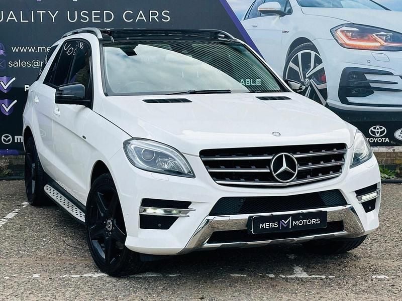 White Used 2015 Mercedes ML250 AMG line SUV | £15,500 (Fair price) - Image 1/3