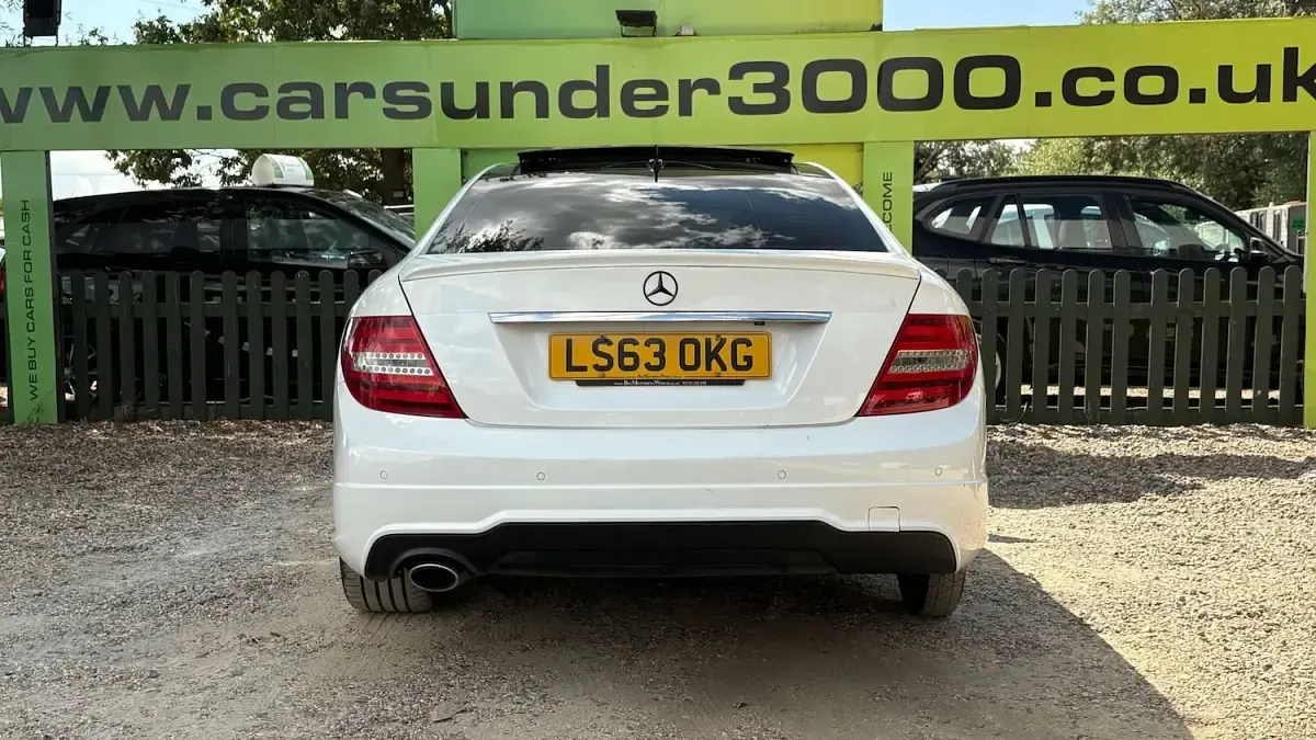 Used Mercedes C220 Sport Edition 2014 White Coupe