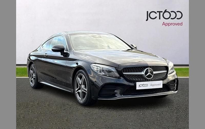 Black Used 2020 Mercedes C220 AMG Line Premium Plus Coupe | £20,000 (Fair price) - Image 1/4