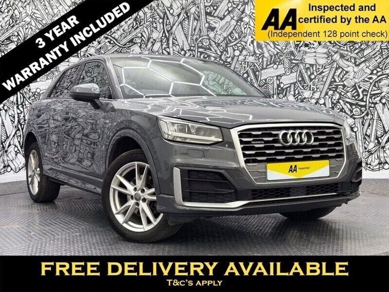 Grey Used 2018 Audi Q2 S-Line SUV | £14,695 (Good price) - Image 1/2