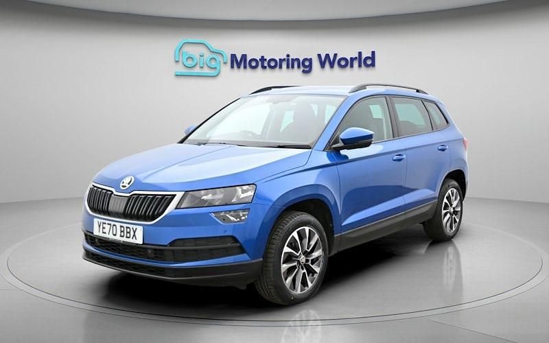 Used Skoda Karoq SE Drive 150 HP (110 kW) 2020 Blue SUV