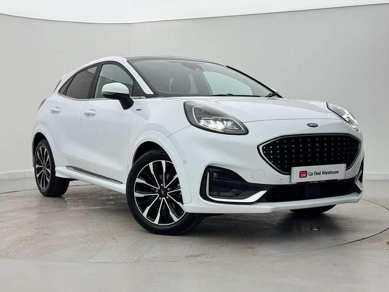 White Used 2022 Ford Puma ST-Line SUV | £18,898 (Fair price) - Image 1/4