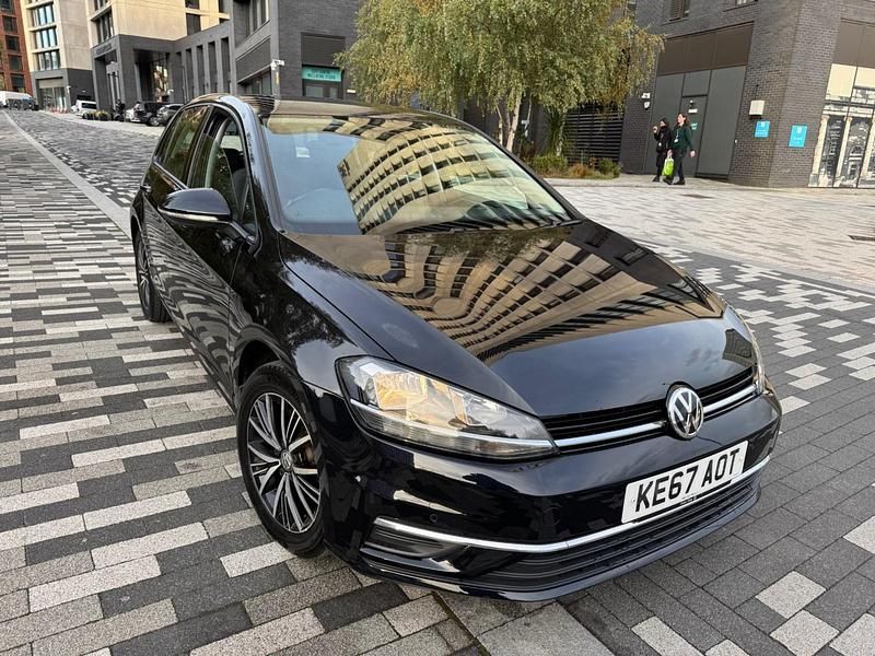 Used VW Golf VII SE 110 HP (80 kW) 2018 Black Hatchback