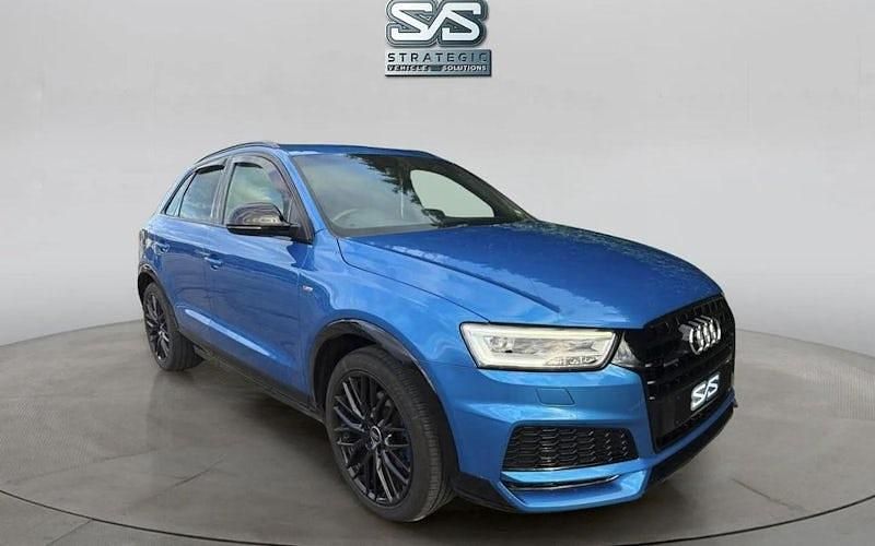 Used Audi Q3 Black Edition 180 HP (132 kW) 2018 Blue SUV