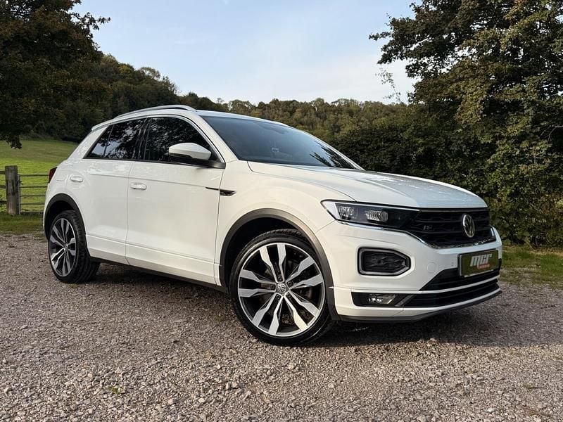 White Used 2018 VW T-Roc R-line SUV | £15,695 (Fair price) - Image 1/4