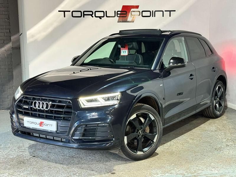 Used Audi Q5 Black Edition 245 HP (180 kW) 2020 Blue SUV