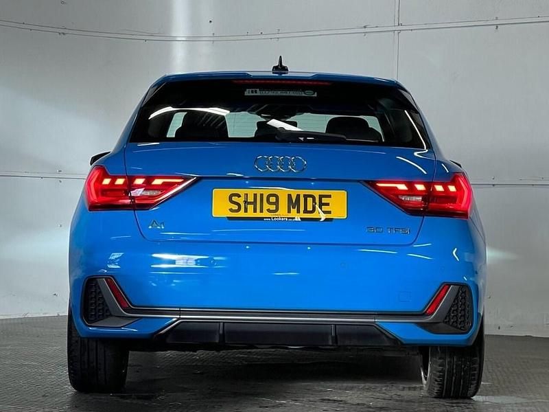 Used Audi A1 Sportback S-Line 116 HP (85 kW) 2019 Blue Hatchback