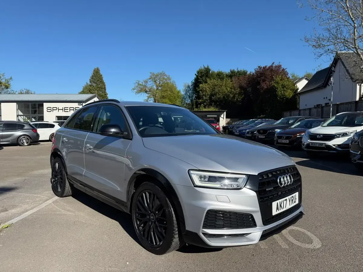Used Audi Q3 Black Edition 184 HP (135 kW) 2017 Silver SUV