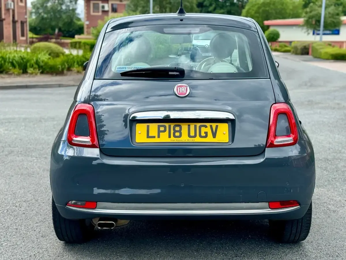 Used Fiat 500 Lounge 69 HP (50 kW) 2018 Grey Hatchback