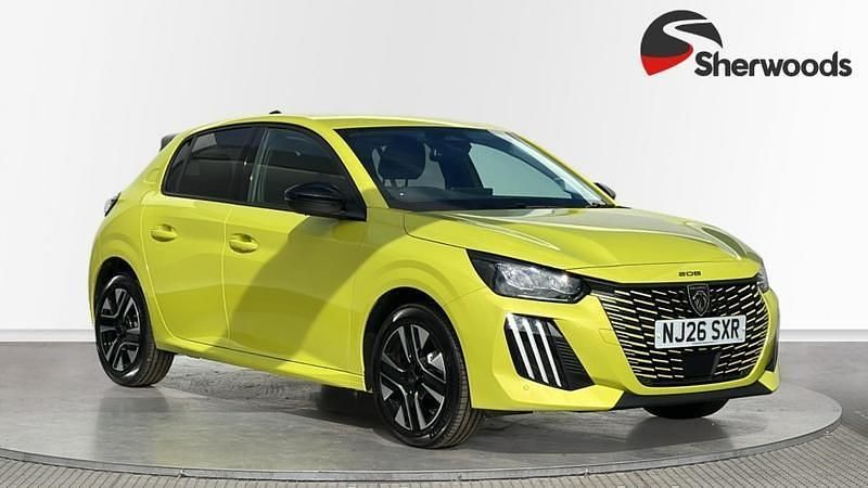New Peugeot 208 Allure 100 HP (73 kW) 2026 Ageuda yellow Hatchback