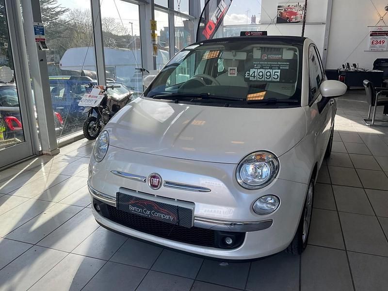 Used Fiat 500C Lounge 69 HP (50 kW) 2014 White Cabriolet