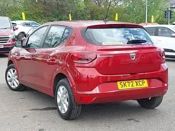 Used Dacia Sandero Comfort 91 HP (66 kW) 2022 Red Hatchback