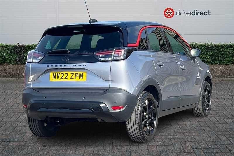 Used Vauxhall Crossland GS Line 110 HP (80 kW) 2022 Grey SUV