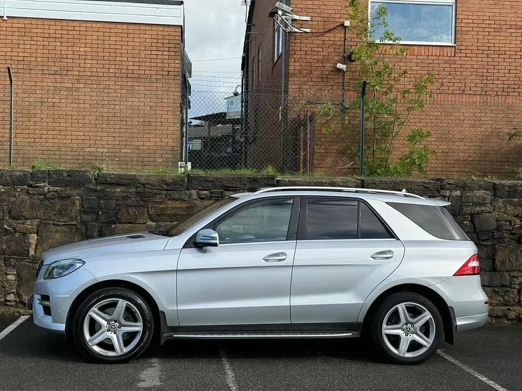 Used Mercedes ML250 AMG line 204 HP (150 kW) 2015 Silver SUV
