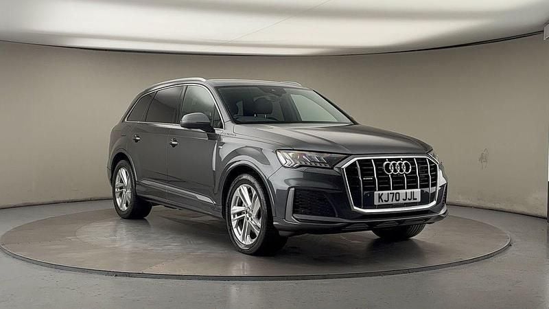 Used Audi Q7 S-Line 231 HP (169 kW) 2020 Daytona gray pearlescent SUV