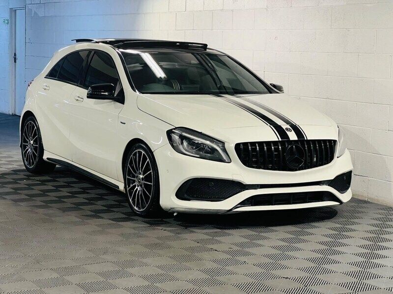White Used 2017 Mercedes A200 Premium Plus Hatchback | £9,489 (Good price) - Image 1/4