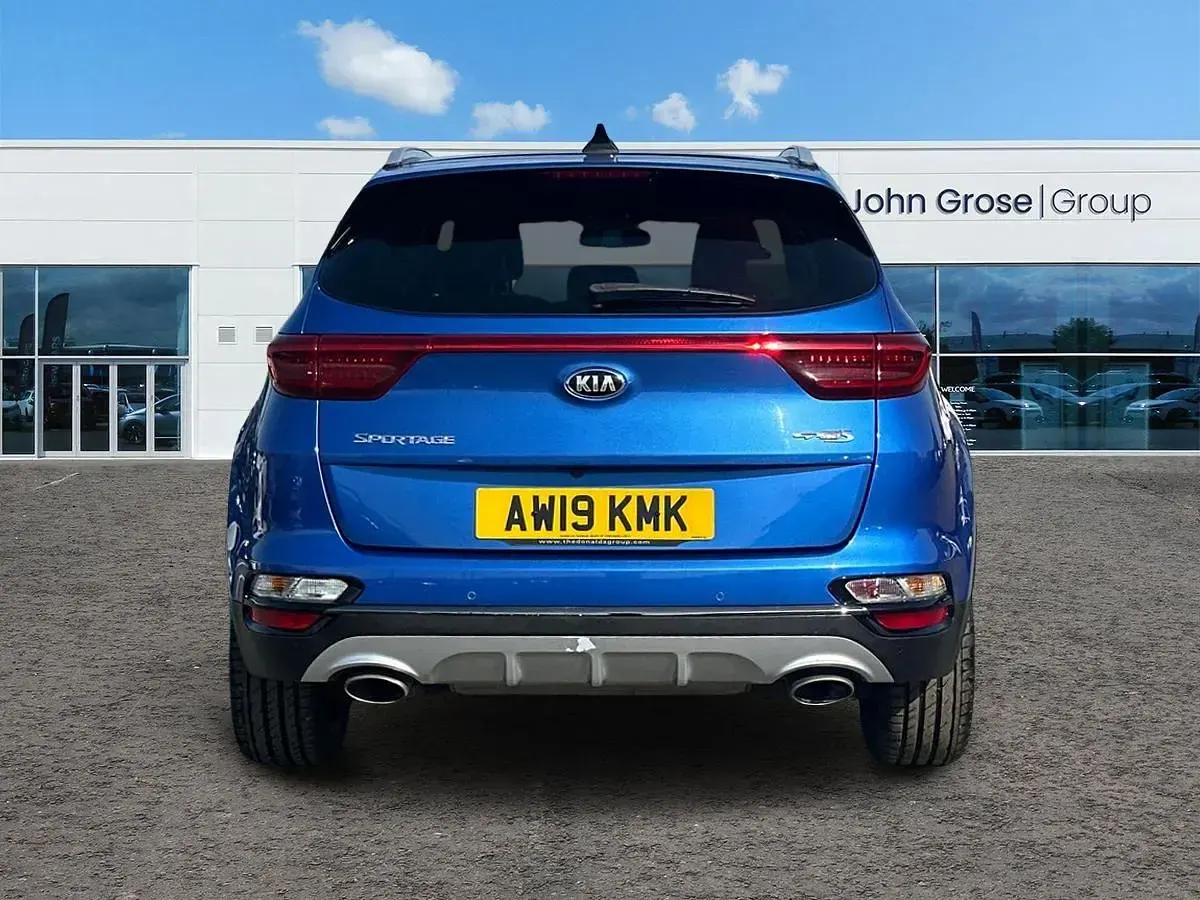 Used Kia Sportage GT-Line S 177 HP (130 kW) 2019 Blue SUV