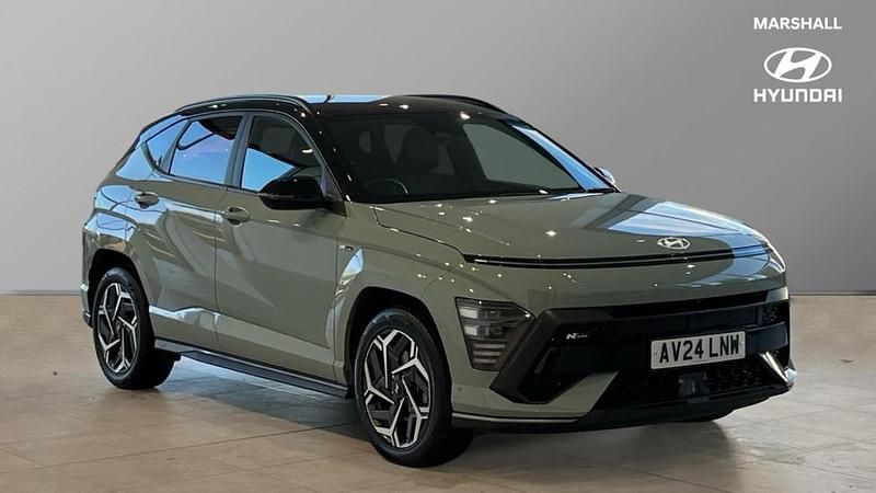 Green Used 2024 Hyundai Kona N Line SUV | £22,074 (Fair price) - Image 1/4