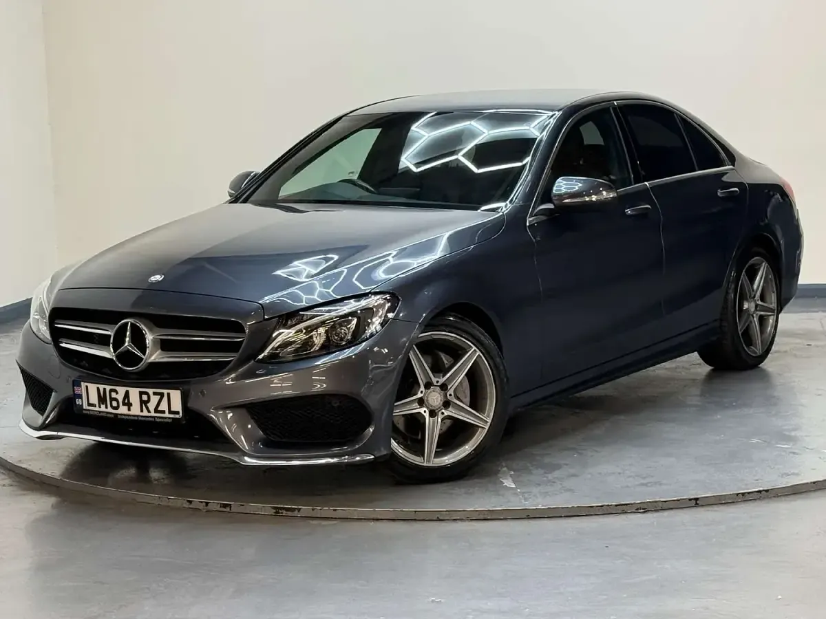 Begagnad Mercedes C220 AMG line 170 HK (125 kW) 2014 Grå Sedan