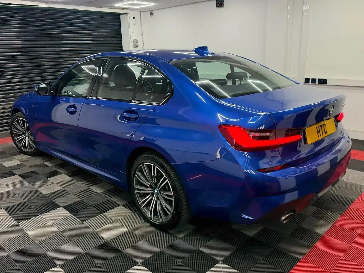 Used BMW 330e M Sport 292 HP (214 kW) 2019 Blue Sedan