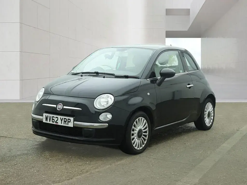 Used Fiat 500 Lounge 69 HP (50 kW) 2012 Black Hatchback