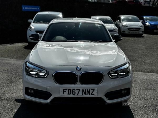 Used BMW 118 Sport Line 2017 White Hatchback