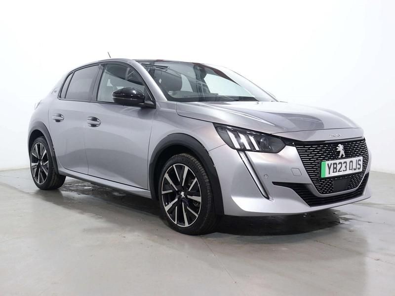 Grey Used 2023 Peugeot e-208 GT Hatchback | £15,200 - Image 1/1