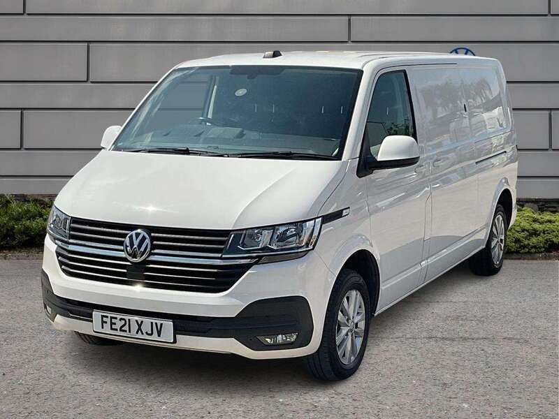 White Used 2021 VW T6.1 Highline Van | £33,818 - Image 1/4