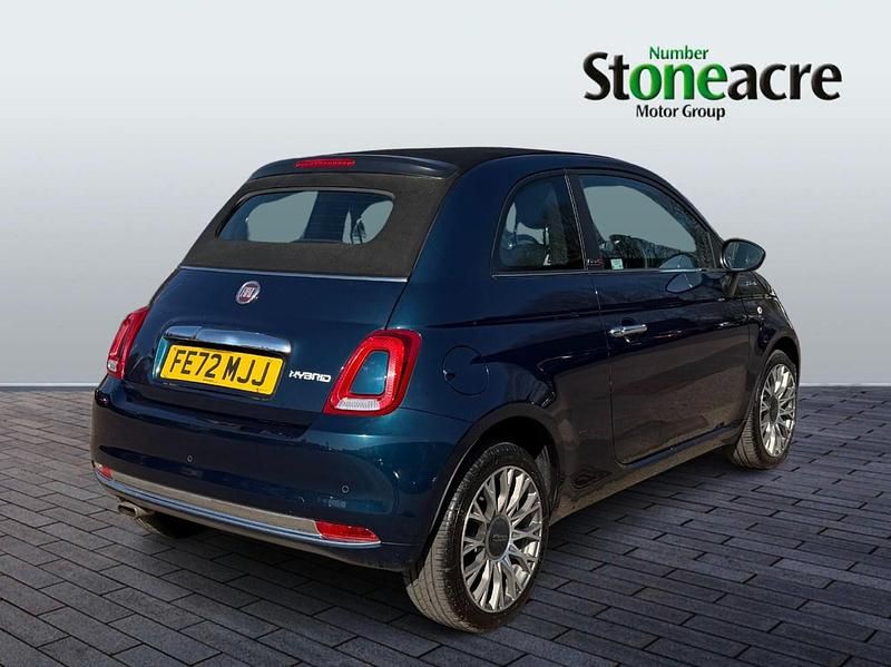 Used Fiat 500 Dolcevita 70 HP (51 kW) 2022 Blue Cabriolet