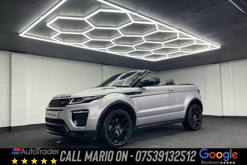 Used Land Rover Range Rover evoque HSE Dynamic 180 HP (132 kW) 2018 Silver Cabriolet