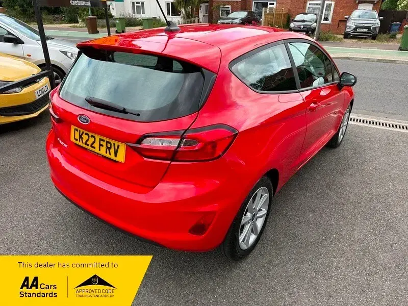 Used Ford Fiesta Trend 98 HP (72 kW) 2022 Red Hatchback
