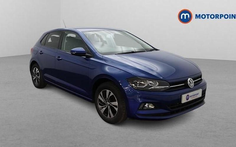 Used VW Polo Match 95 HP (69 kW) 2020 Blue Hatchback