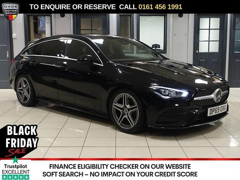 Black Used 2019 Mercedes CLA180 Shooting Brake AMG line Estate | £17,640 (Fair price) - Image 1/4