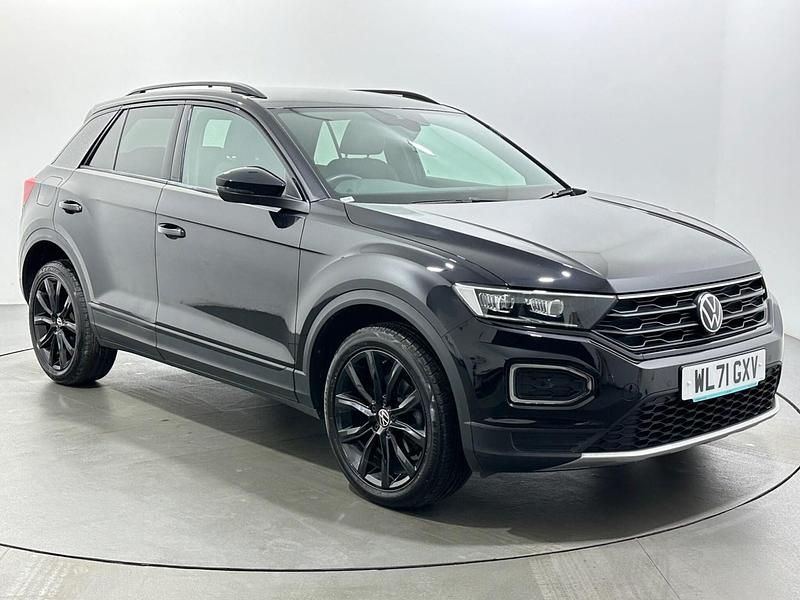Used VW T-Roc Black Edition 110 HP (80 kW) 2021 Black SUV