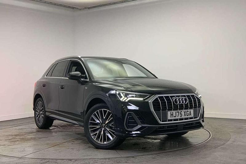 Black Used 2025 Audi Q3 S-Line SUV | £37,000 (Expensive) - Image 1/4