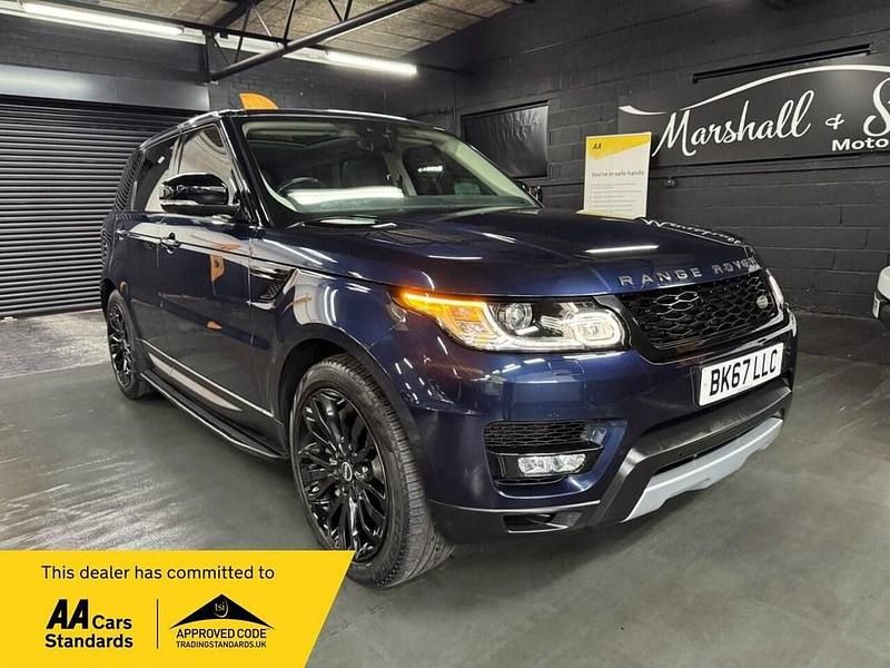 Blue Used 2017 Land Rover Range Rover Sport HSE SUV | £20,999 (Good price) - Image 1/3