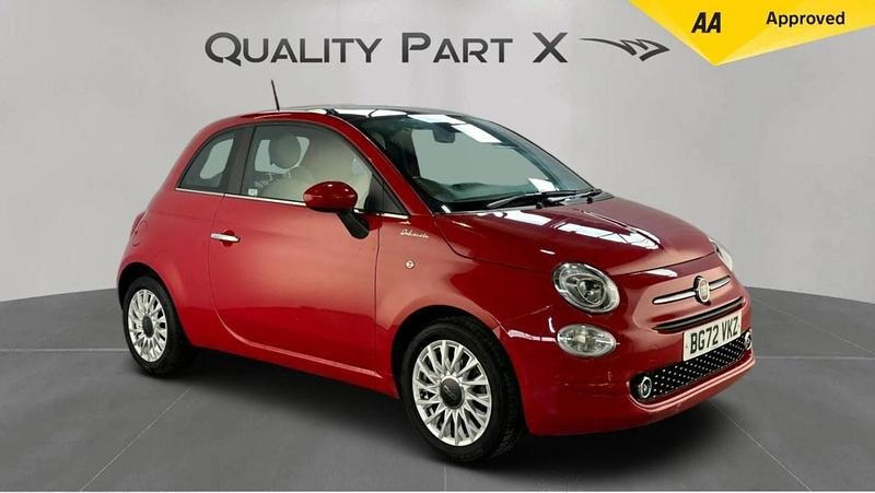 Red Used 2022 Fiat 500 Dolcevita Hatchback | £8,000 (Good price) - Image 1/4