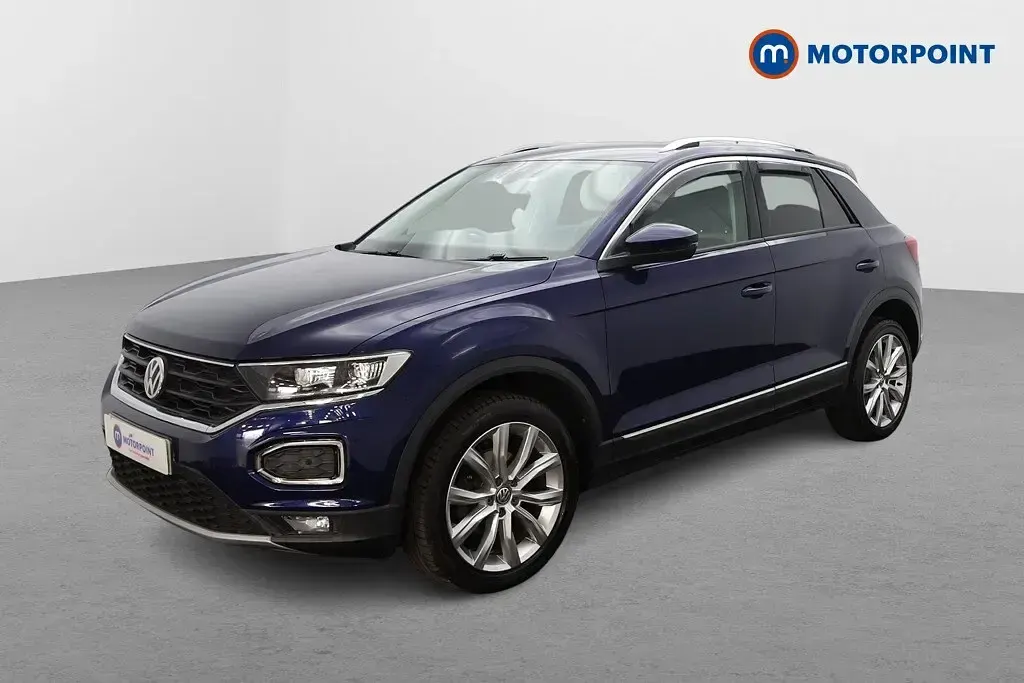 Used VW T-Roc SEL 150 HP (110 kW) 2020 Blue SUV