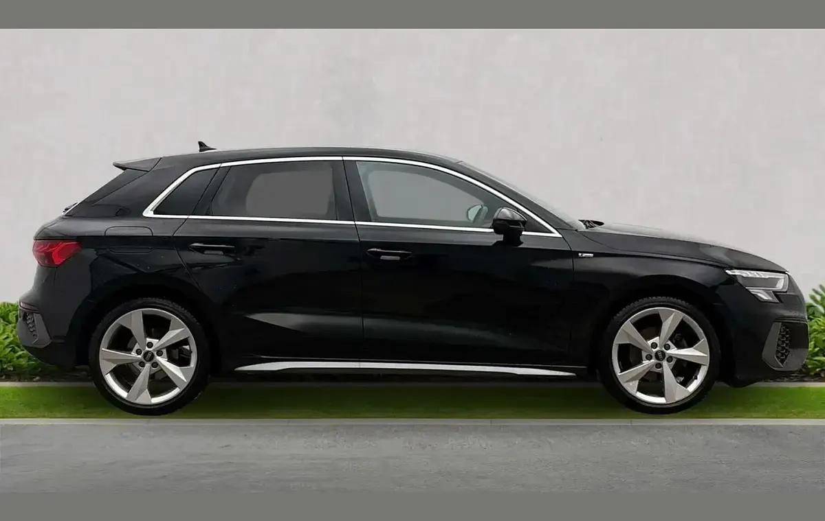 Used Audi A3 S-Line 108 HP (79 kW) 2023 Black Sedan