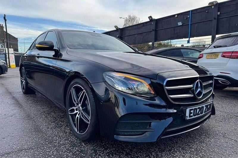 Used Mercedes E220 AMG line 2020 Black Sedan